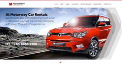 Desktop Screenshot of motorwaycarrentals.com